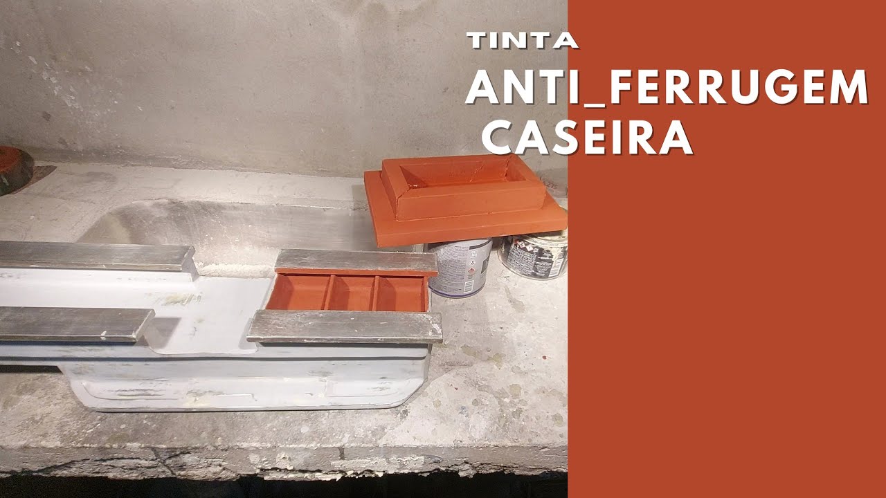 Tinta De Oxido de Ferro Caseira ( proteção contra a ferrugem)