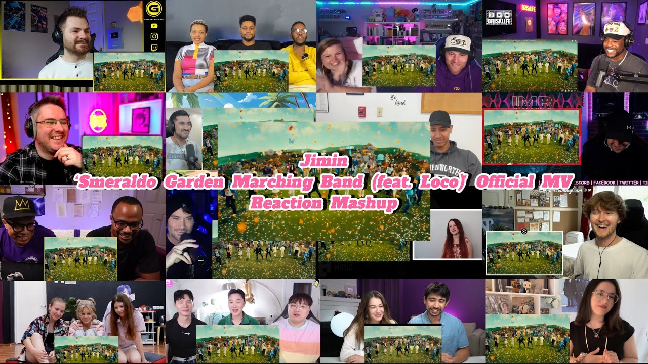 Jimin ‘Smeraldo Garden Marching Band (feat. Loco)’ Official MV Reaction Mashup