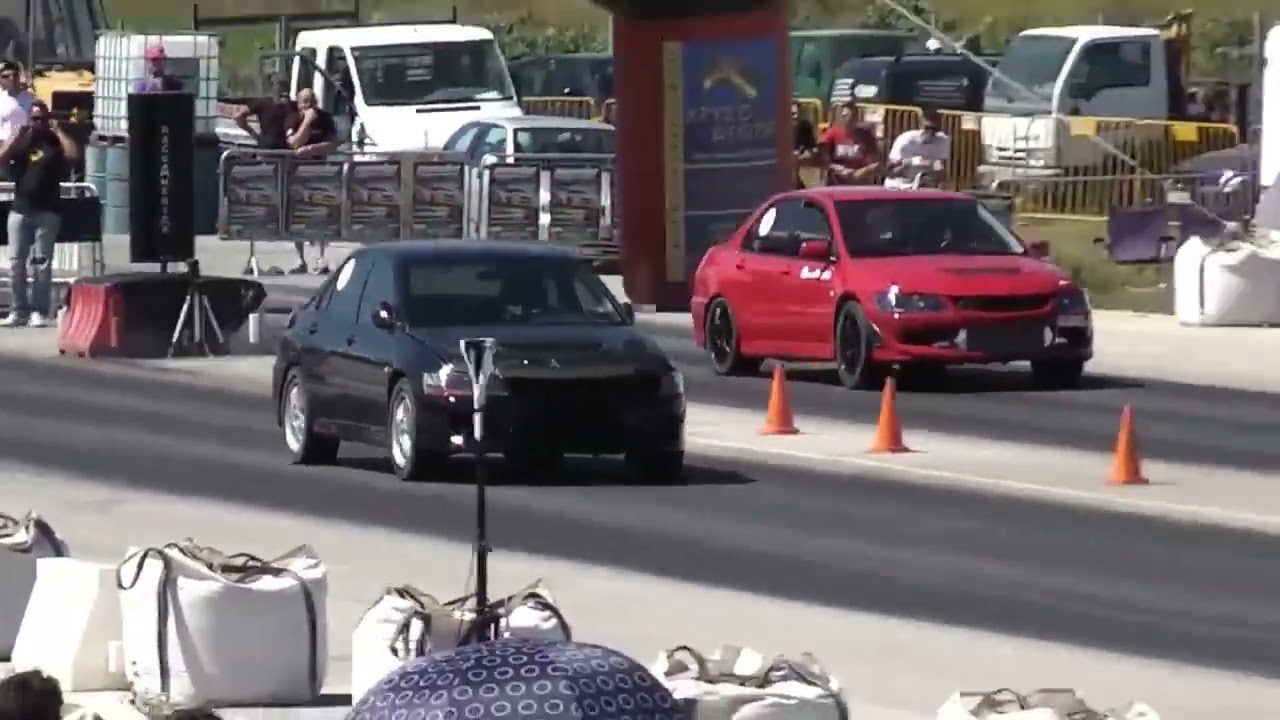 θανος EVO9 drag battle 9.4sec