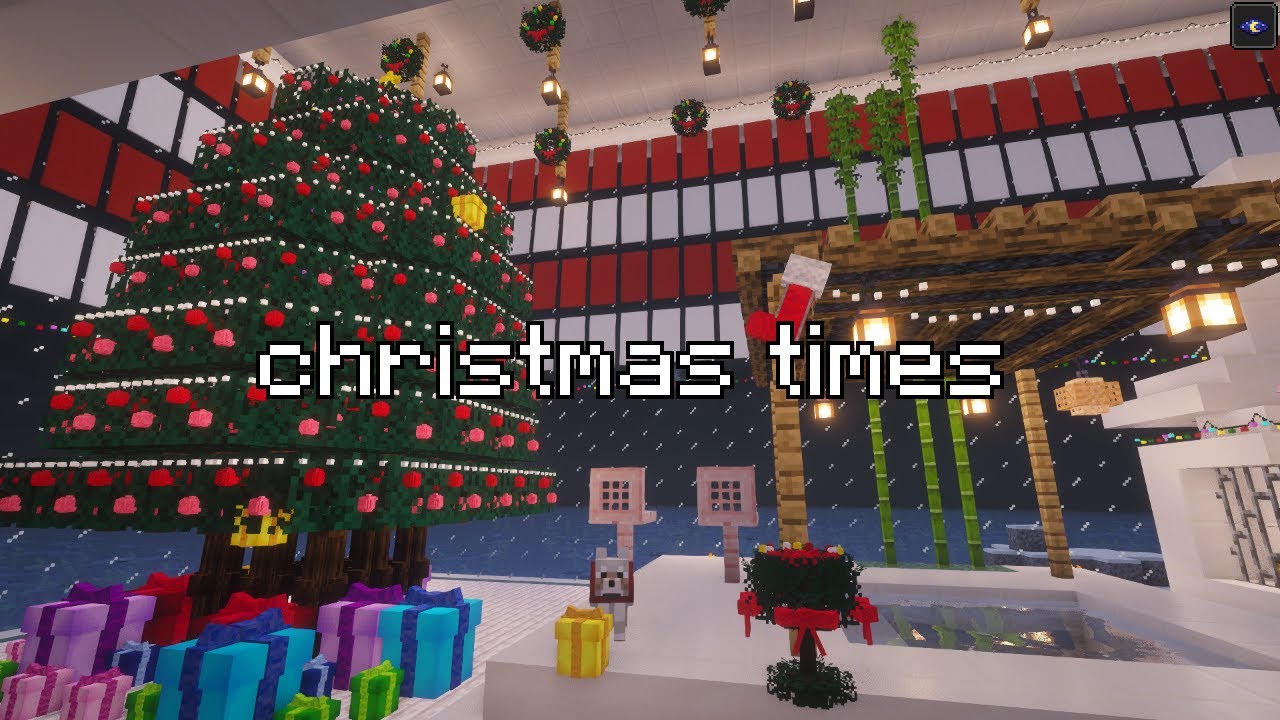 POV: It's Christmas Night inside your mansion enjoying night (Minecraft Music | Snowy Night)