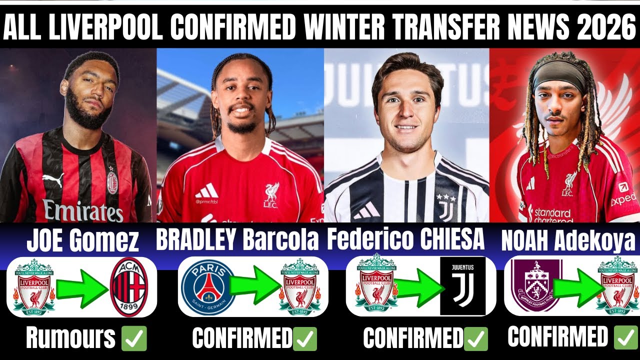 🚨 HOTTEST CONFIRMED LIVERPOOL JANUARY TRANSFER NEWS 2026 🔥 IN & OUT ft Yan, Barcola & Robertson