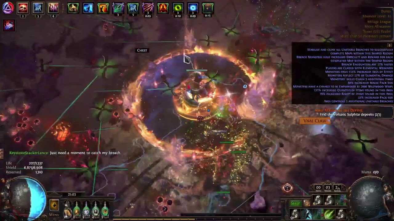 New Build Time = Keystone Stack Saboteur