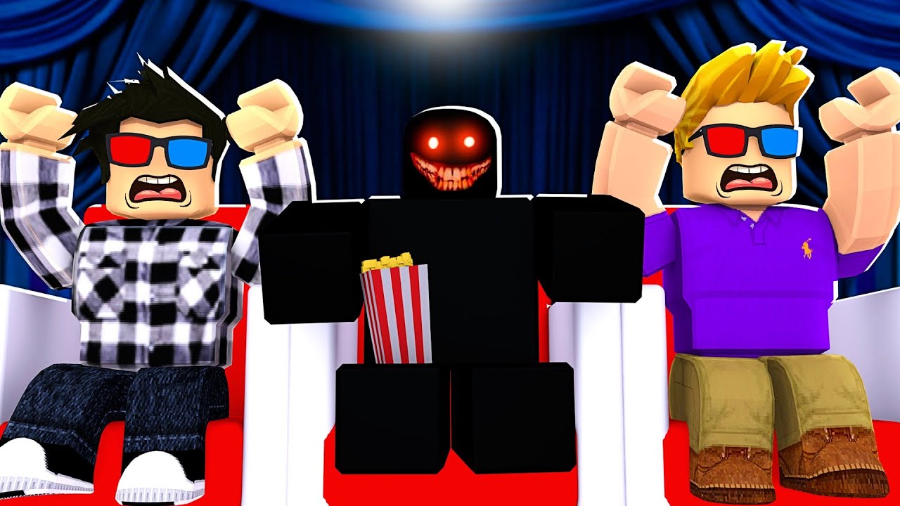 ENFERMÉ DANS LE CINÉMA HANTÉ DE ROBLOX ! (Movies Story)