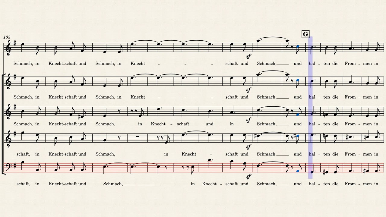 Mendelssohn - Hör mein Bitten b