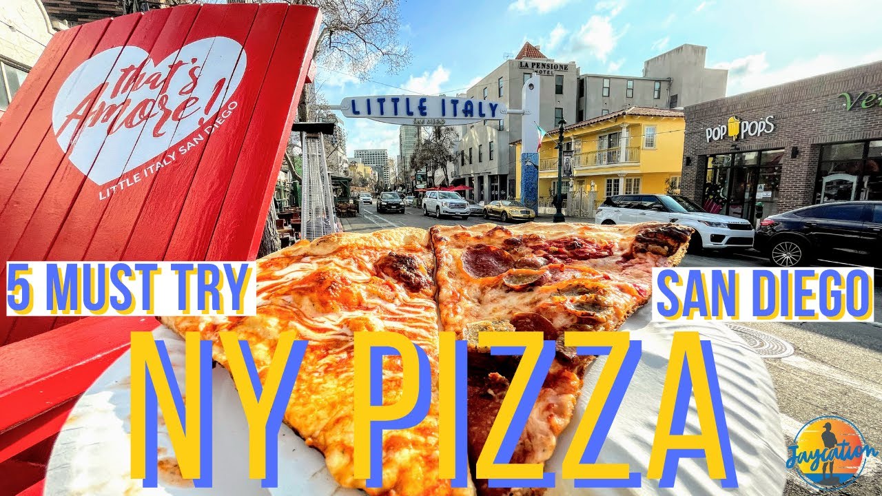 5 MUST TRY New York Style Pizza Spots in SAN DIEGO | Food Guide