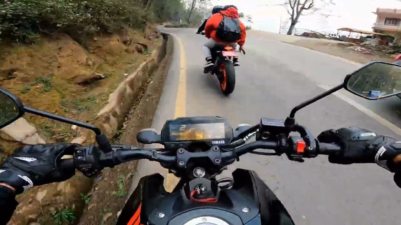 MT15 Pushing Limits With pillion🚀| Hyper ride| Crazy Hill Climb|🇳🇵