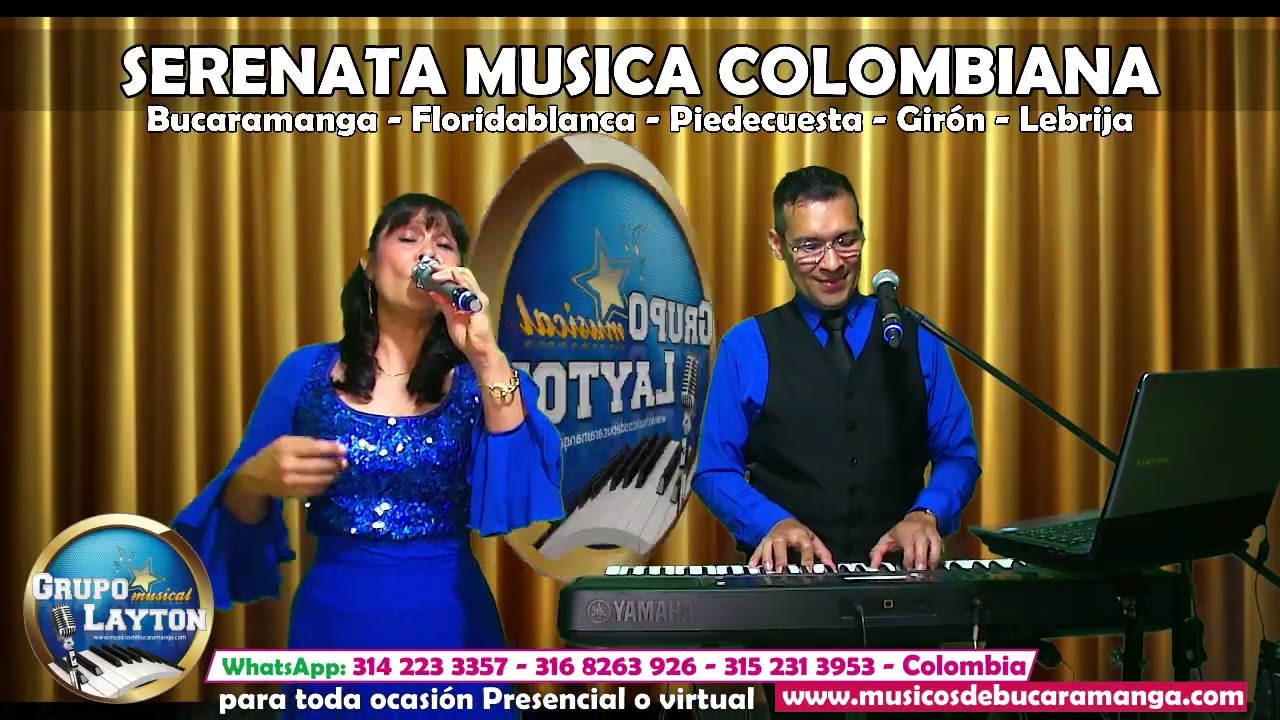 Serenata de MUSICA COLOMBIANA con Grupo Musical Bucaramanga【☎ 314 223 3357】Organeta Cantantes
