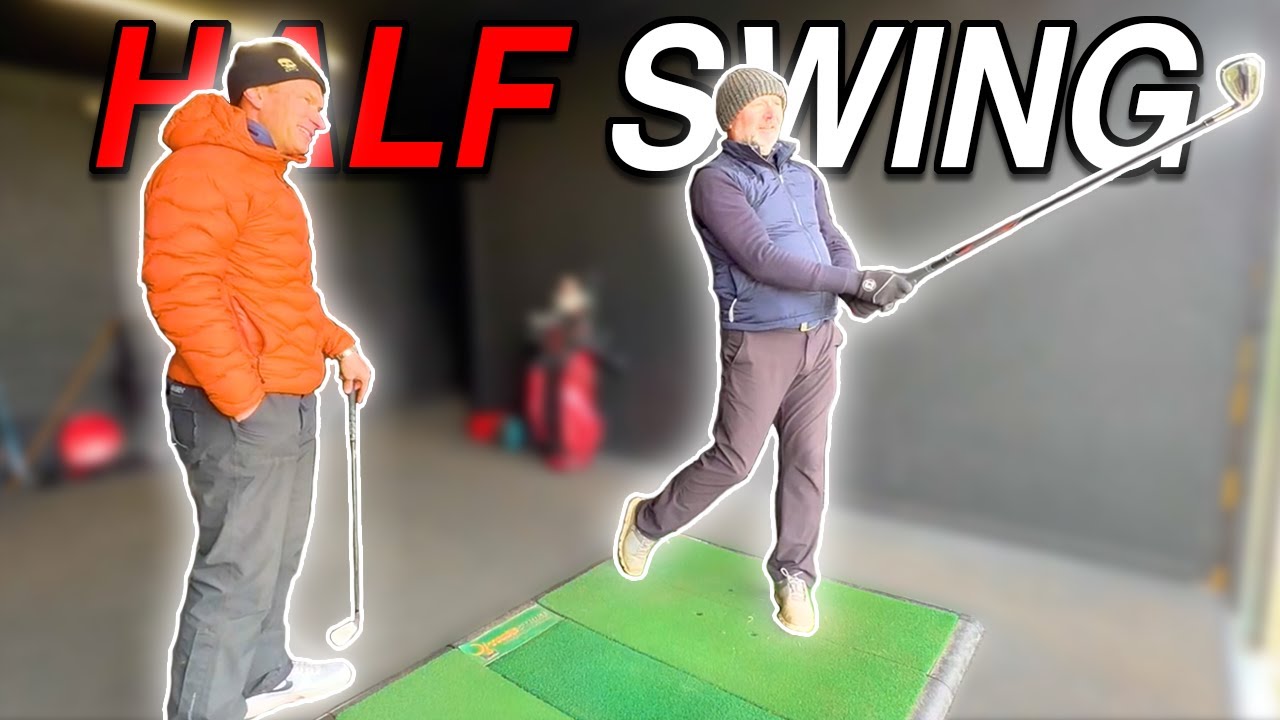 Hitting it Further Making only Half a Golf Swing 😯