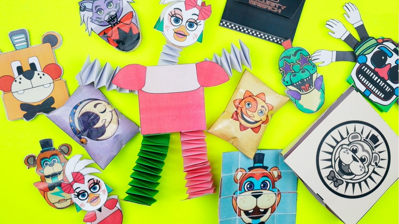 HAZ FIDGET TOY DE PAPEL FIVE NIGHTS AT FREDDY´S