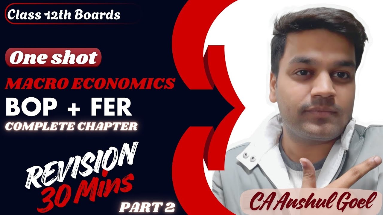 FER complete chapter in 30 mins | One shot revision | All important ques covered | 12th Macro Eco