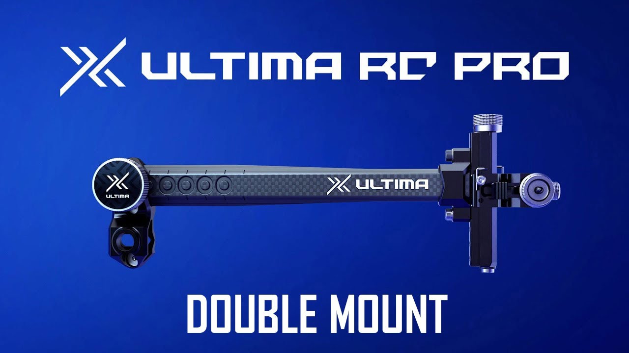 SHIBUYA ULTIMA RC PRO DOUBLE MOUNT. The most advanced recurve sight on the market.