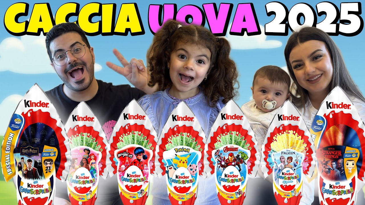 CACCIA ALLE UOVA DI PASQUA 2025 🐣 la Piccola Bea avrà trovato tutte le uova? ❤️