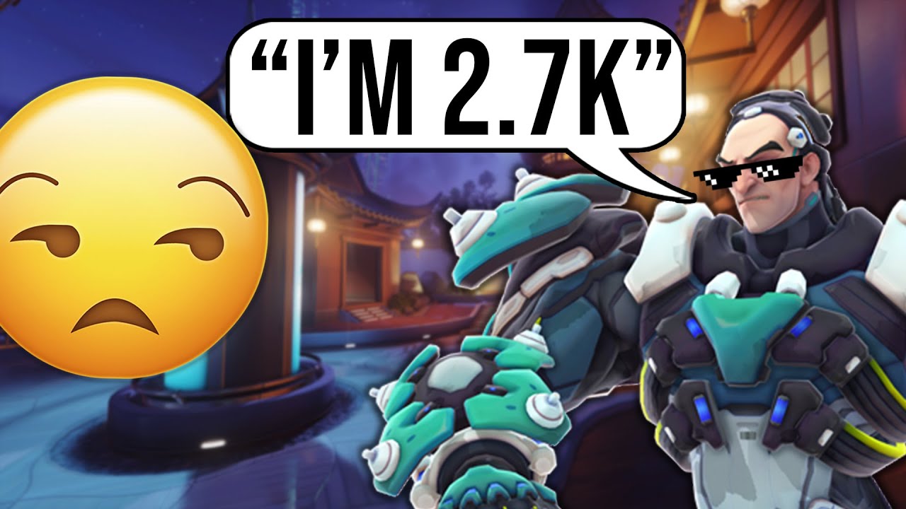 Самый отвратительный игрок пытается выпендриться в Overwatch (обсуждает токсичных товарищей по ко...