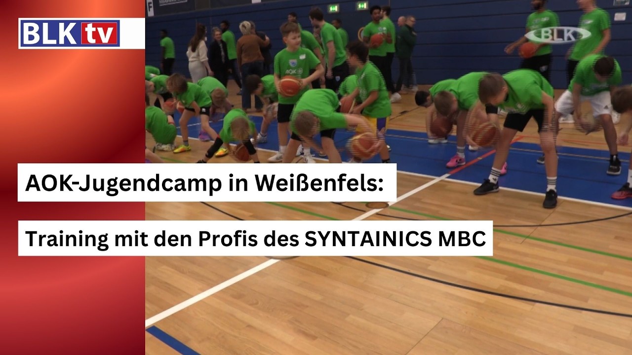 AOK-Jugendcamp in Weißenfels  | Training mit den Profis des SYNTAINICS MBC