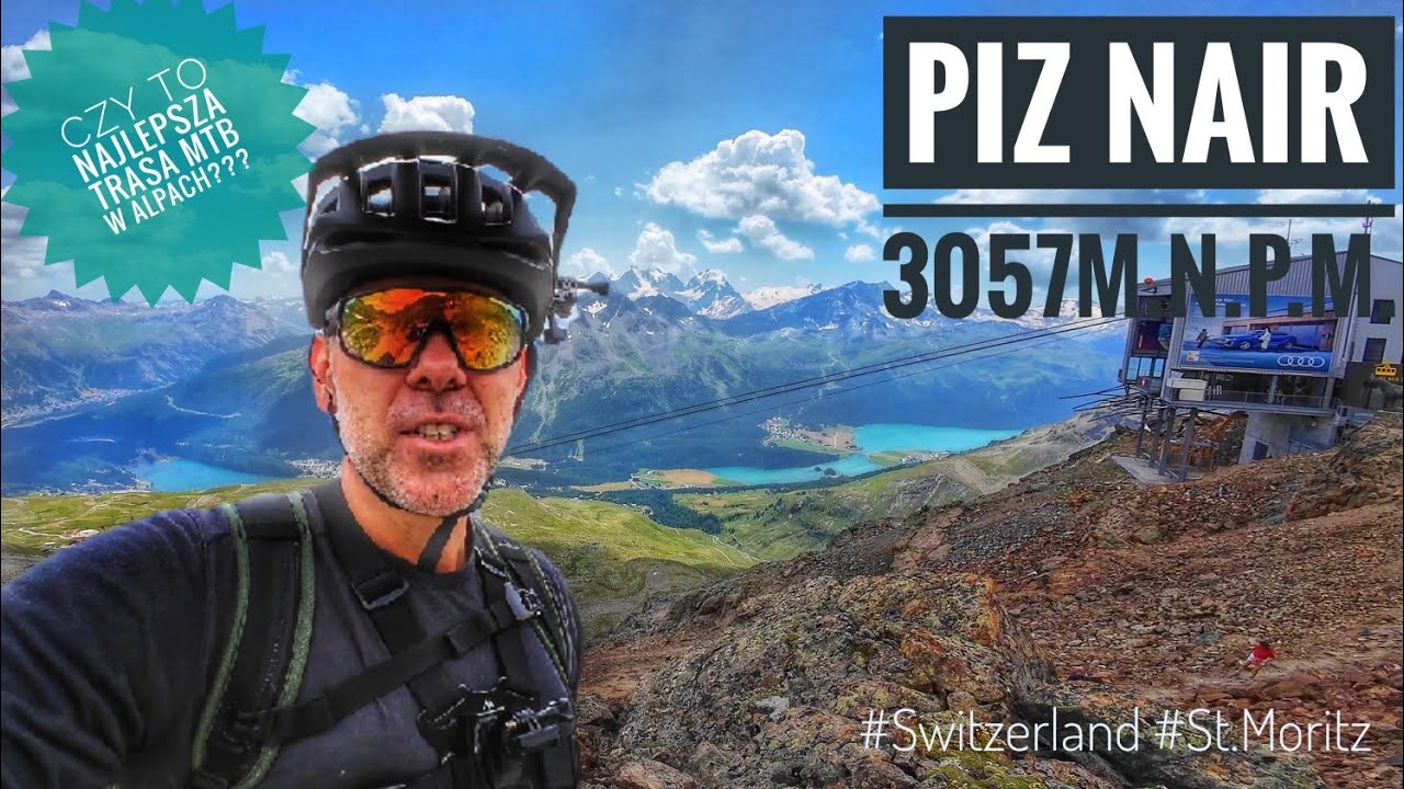 🔥Najlepsza trasa MTB w Alpach???🇨🇭 🚡#Piz Nair 3057m ☄️#St. Moritz #ebike, mountains 22km/1400m Down