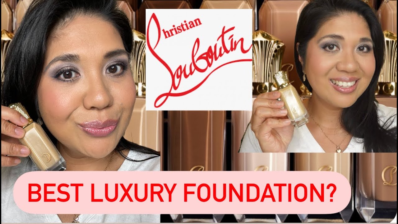 CHRISTIAN LOUBOUTIN TEINT FETICHE LE FLUIDE LIQUID FOUNDATION | THE BEST FOUNDATION? | 3 SHADES!