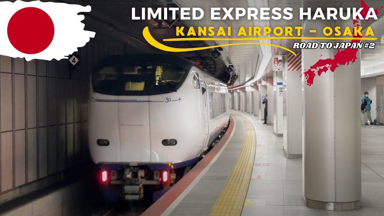 CARA TUKAR JR PASS & Naik Kereta Haruka dari Bandara Kansai ke Osaka 🇯🇵‼️| ExploreJapan #2