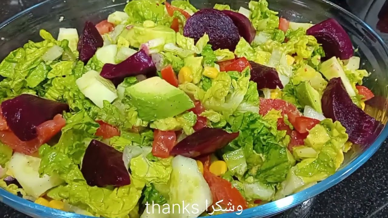 سلطة المطاعم لرمضان/ شلاضة مفيدة للرجيمRestaurant salad for Ramadan/ useful salad for diet