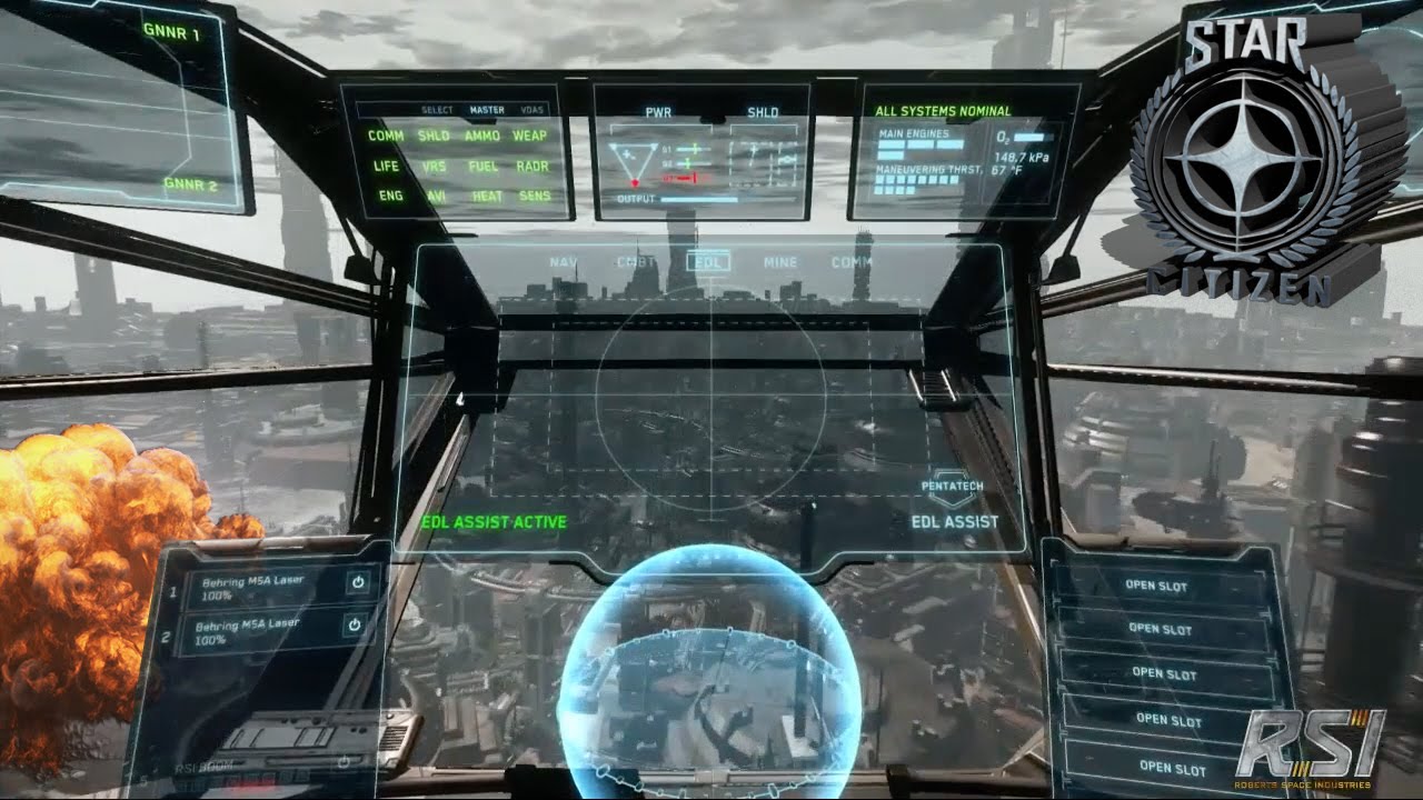 Star Citizen Persistent Universe / Planetside Demo - Citizen Con 2014 720P