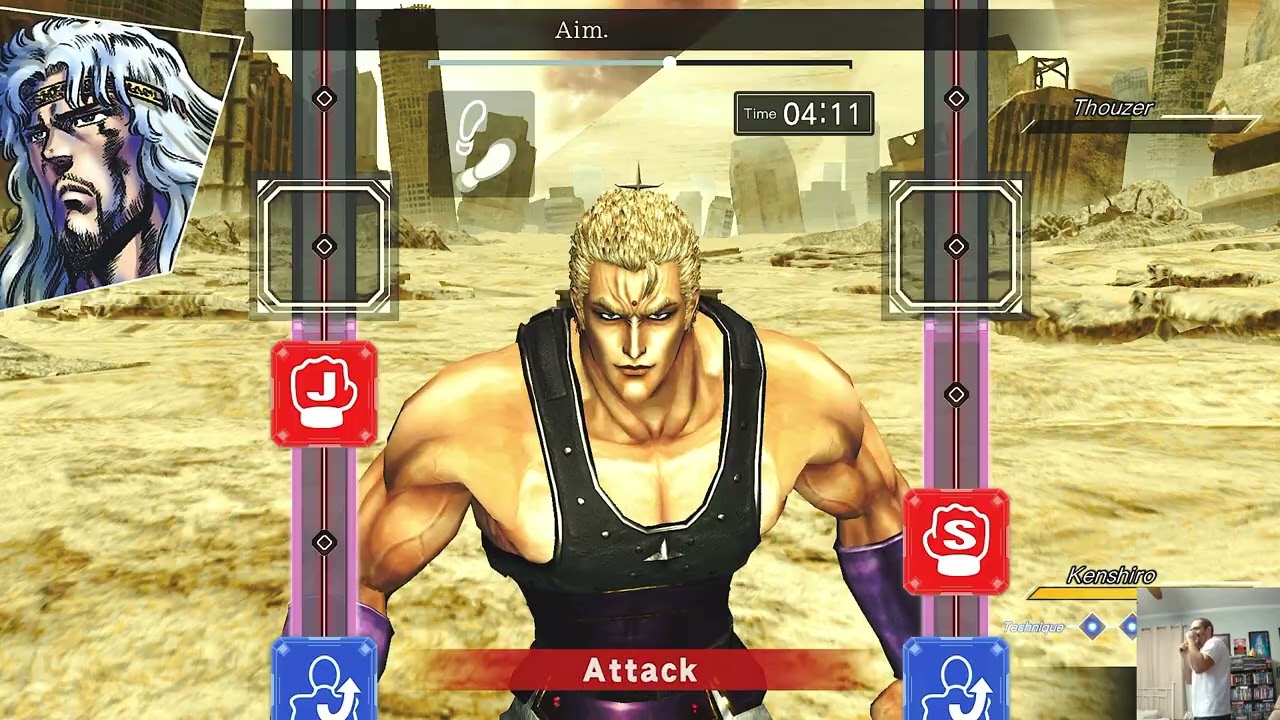 Fitness Boxing Fist of the North Star First Time Fighting Thouzer Normal Difficulty