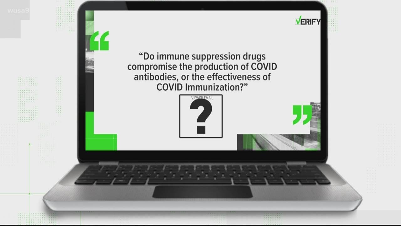Verify: Do immunosuppression drugs limit vaccine efficacy?