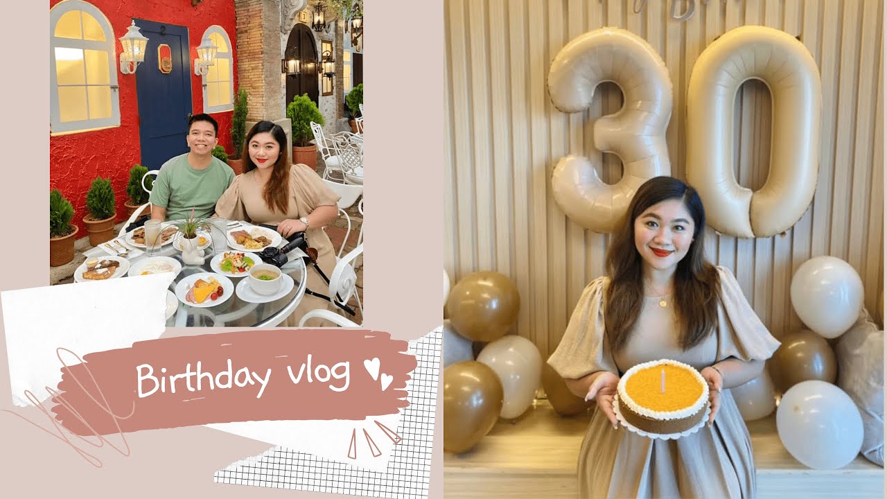 E&G VLOG #7 MY 30TH BIRTHDAY CELEBRATION. I'M OLD LOL