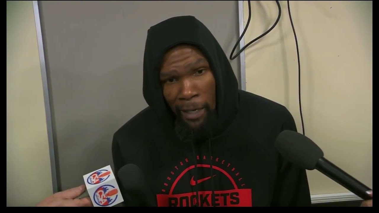 Houston Rockets Postgame: Kevin Durants talks blowout loss to Nuggets