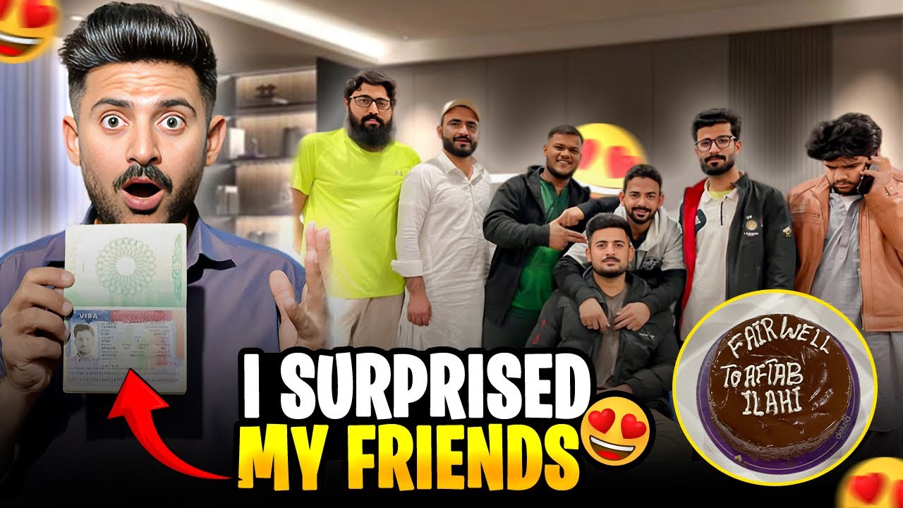 I SURPRISED MY FRIENDS 😍 KIA ME AMERICA 🇺🇸 JA RAHA HOON HAMESHA K LYE? 😳
