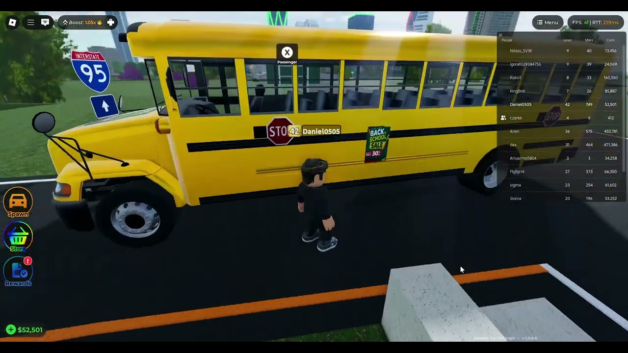 Pagmamaneho ng Bus, Van, at Kotse sa Roblox Makatotohanang Pagmamaneho ng Sasakyan