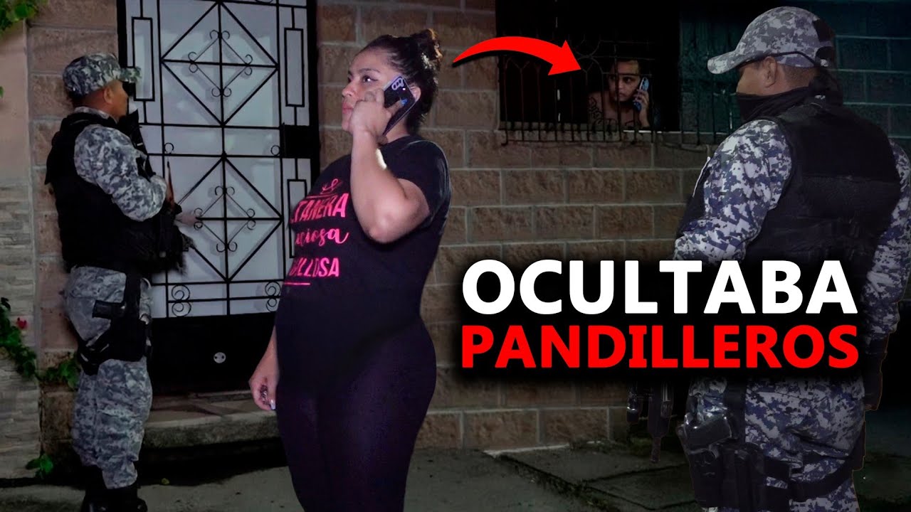 Mujer trató de ocultar a pandilleros durante operativo… y terminó cayendo un pez gordo de la MS-13