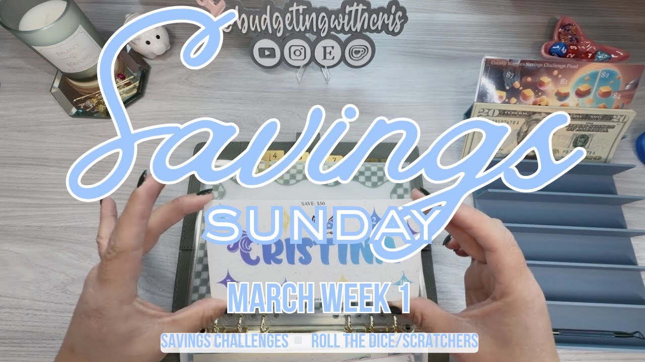 Let's Start March Off With Some Games!!! | Savings Sunday | Special Occasions | Savings Challenges