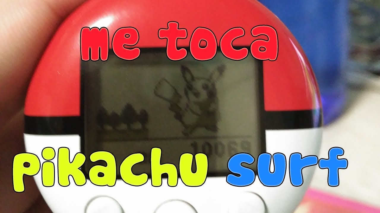 Pikachu con Surf y no es de USUL - Pok&eacute;walker