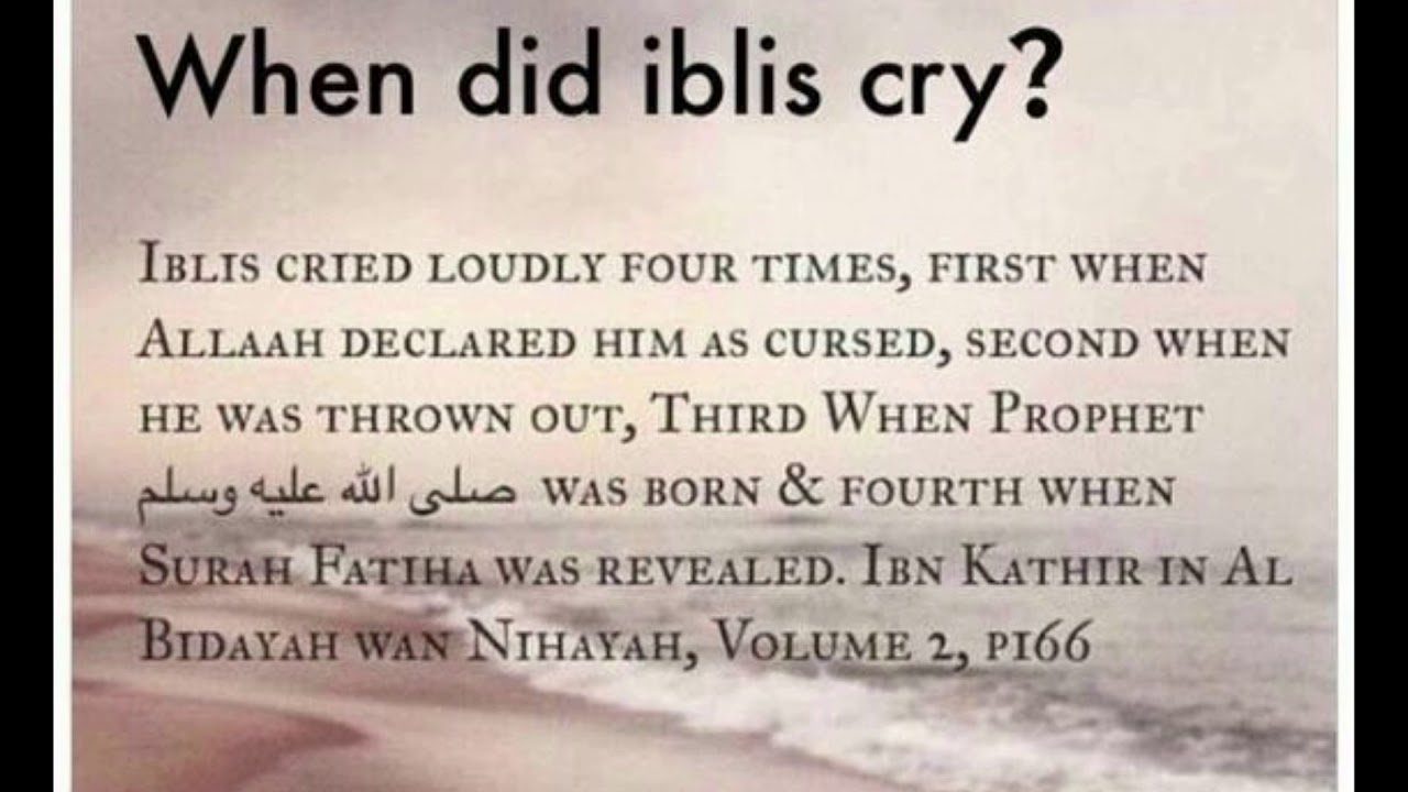 4 times the Iblis cried #shorts