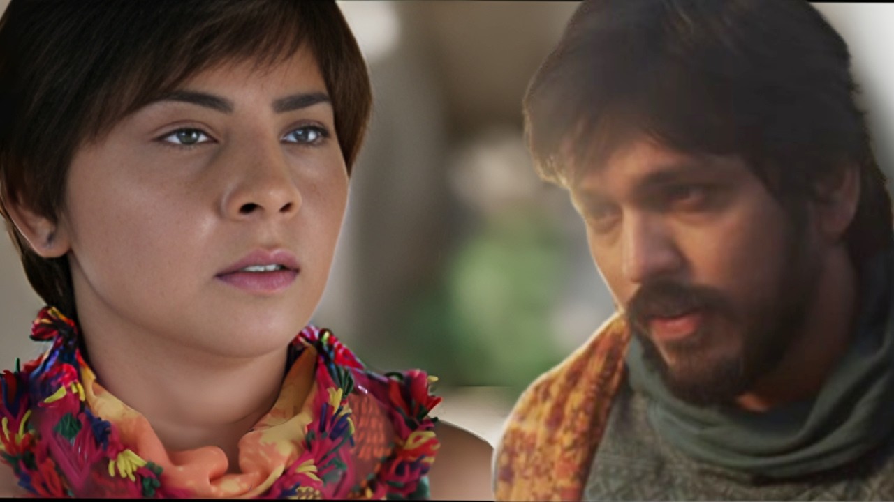माझा नाही आहे विश्वास प्रेमावर...Prajakta Mali,Sonalee Kulkarni,Lalit Prabhakar - Hampi Movie Scene
