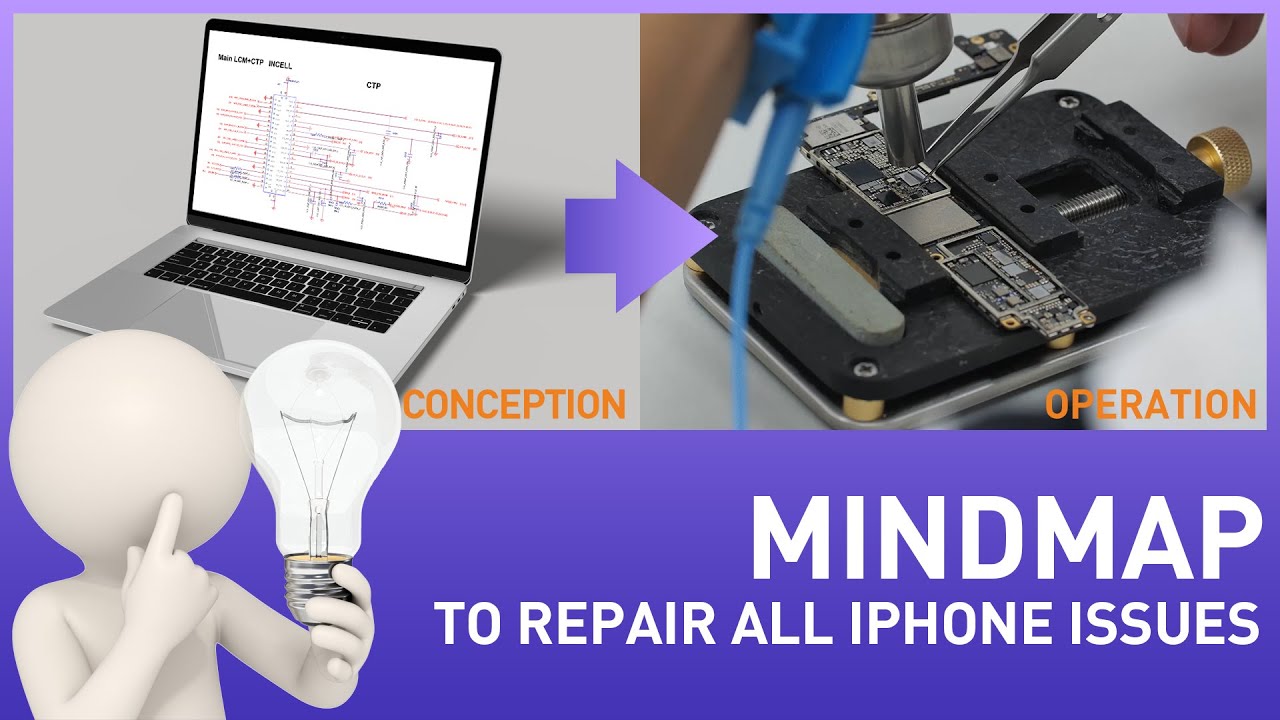 Mindmap To Repair All iPhone Issues - Logic Board Repair Training Course - 4K Video