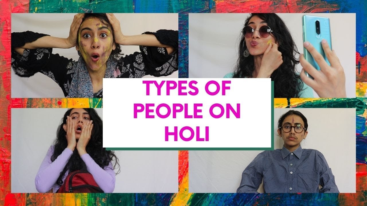 Types Of People On Holi | Holi Special 2021 || Funny Video Comedy