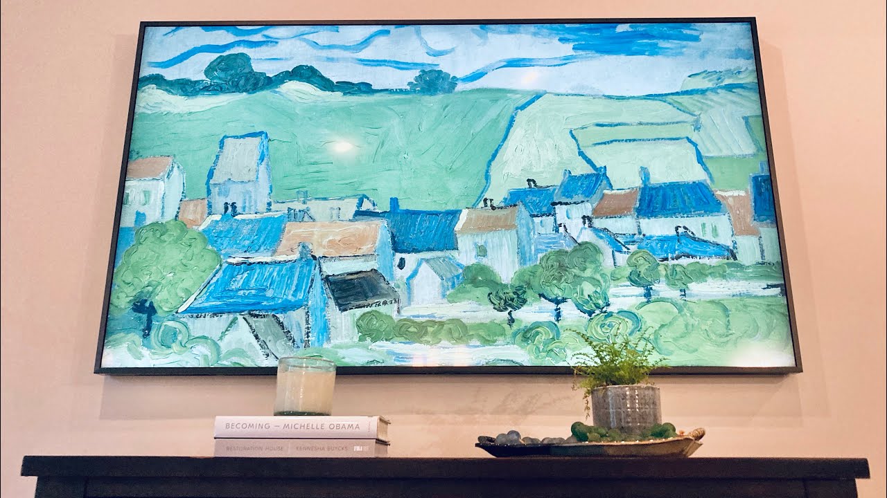 Samsung Frame TV with No Gap Mount