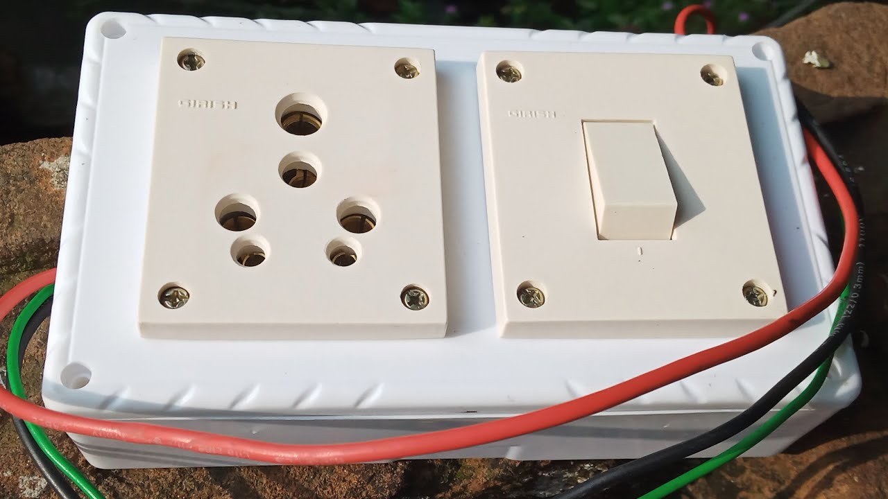 16A Switch and Socket board wiring connection || Sinha Electricals