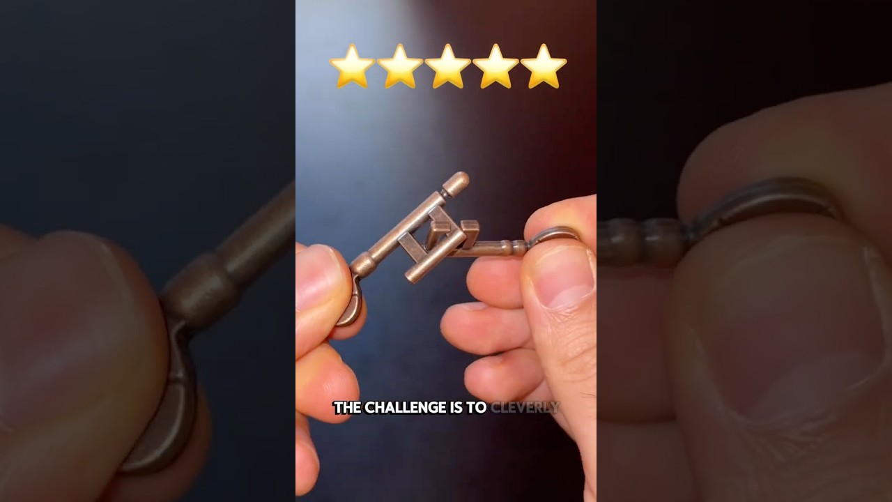 Twin key lock; A classic puzzle from 1890 #puzzle #iqtest #iq #brainteaser