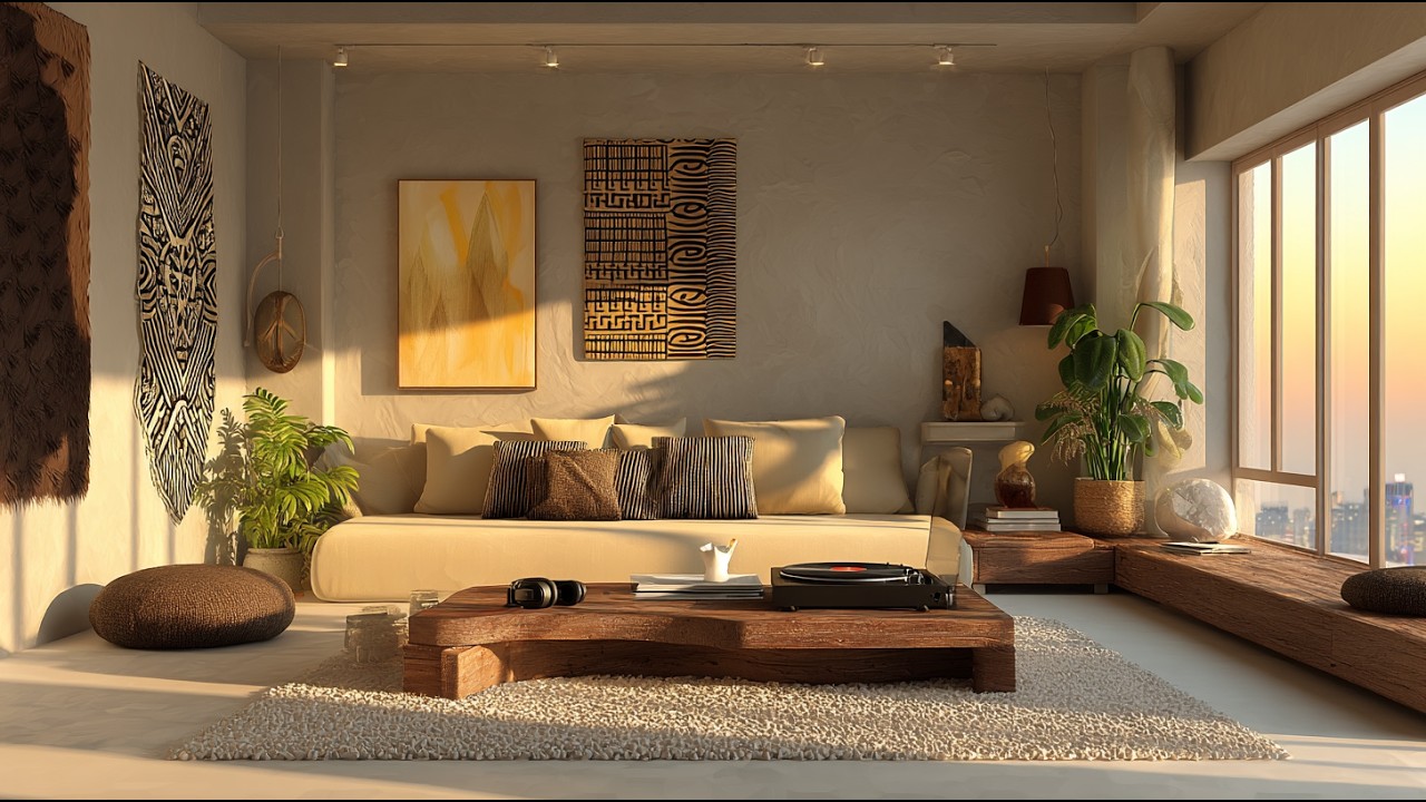 No Stress Afrobeat 🌿 Relaxing Afro Chillroom Music for Positivity, Calm & Focus