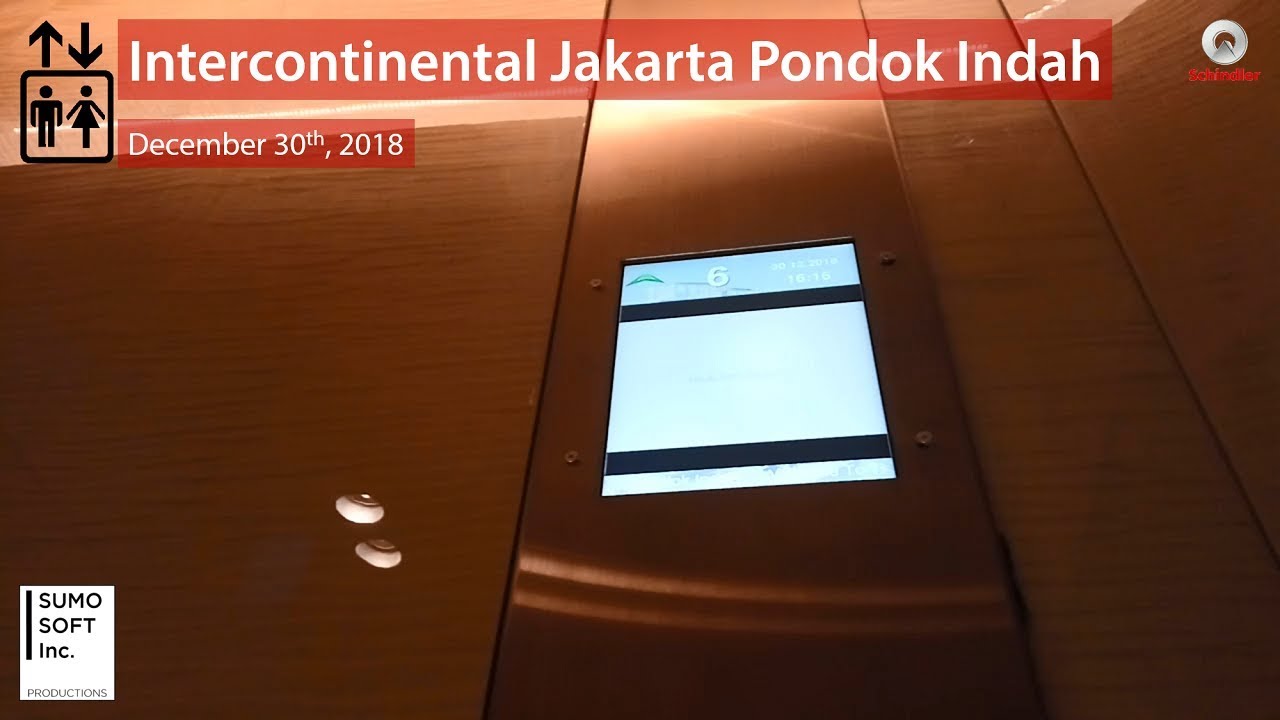 BRAND NEW POSH Schindler 5500 Lifts/Elevators at Intercontinental Jakarta Pondok Indah (Carpark)