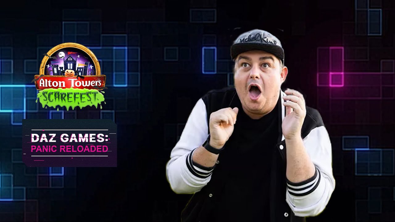 Daz Games Reacts to his Alton Towers Resort Scarefest scare maze!