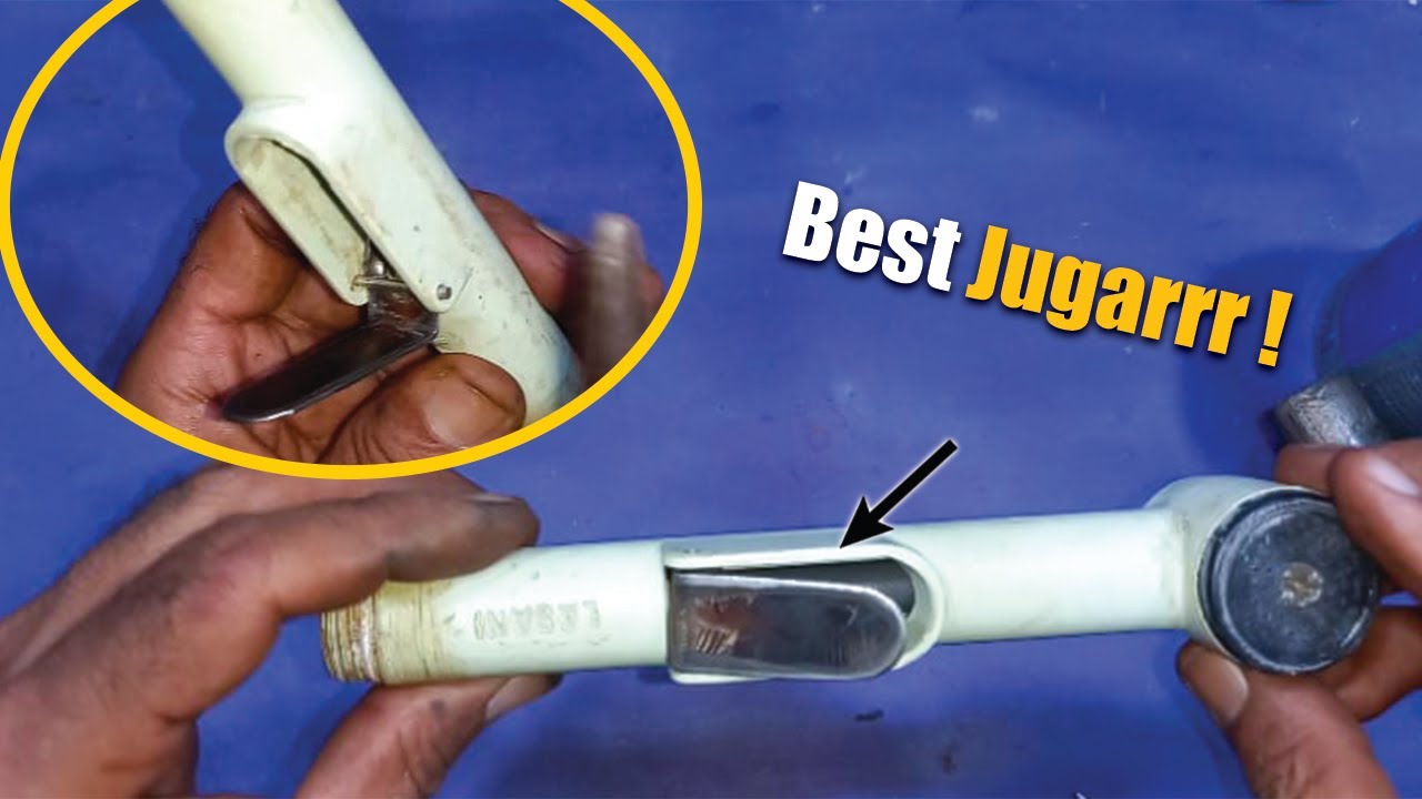 No Parts Needed: How to make a shower button with household items