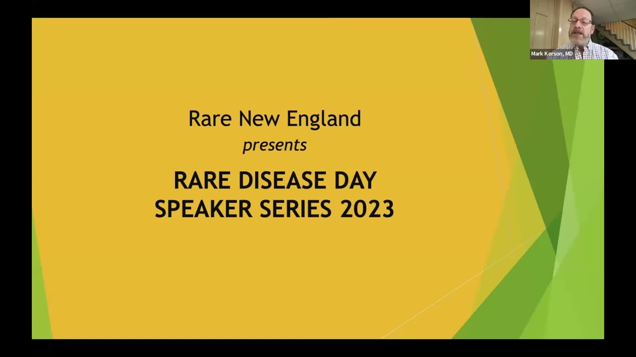 Yale Clinical Grand Rounds 3/28/23 | Dr. Mark Korson, MD | Rare Disease Day Series:Glut-1 deficiency
