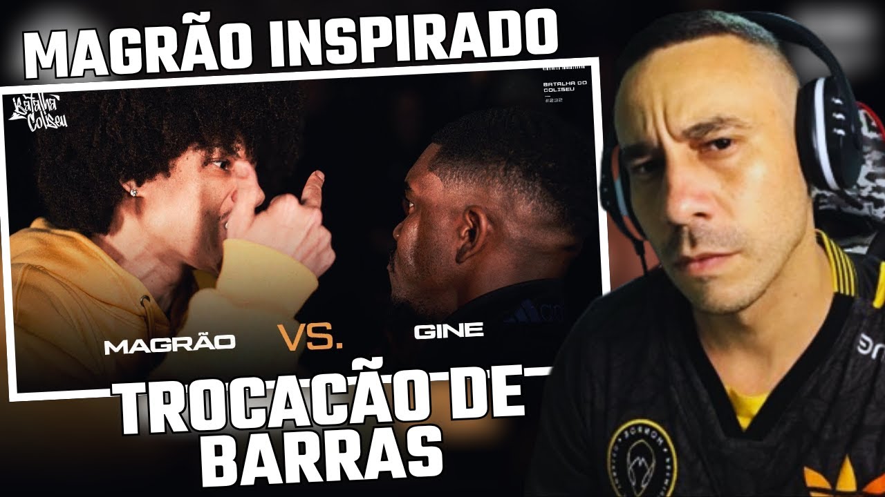 ZEN REAGE- REVANCHE!! 🔥🔥😱 MAGRÃO SP X GINE   1ª FASE   BATALHA DO COLISEU   EDIÇÃO 45 SEGUNDOS #232