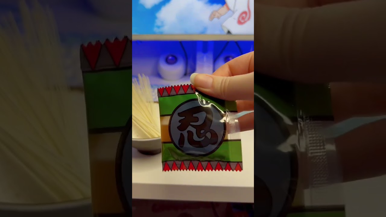 Sasuke Naruto Themed Ramen  ASMR! #asmr #anime #naruto #sasuke #ramen #kawaii #asmrsounds #aesthetic