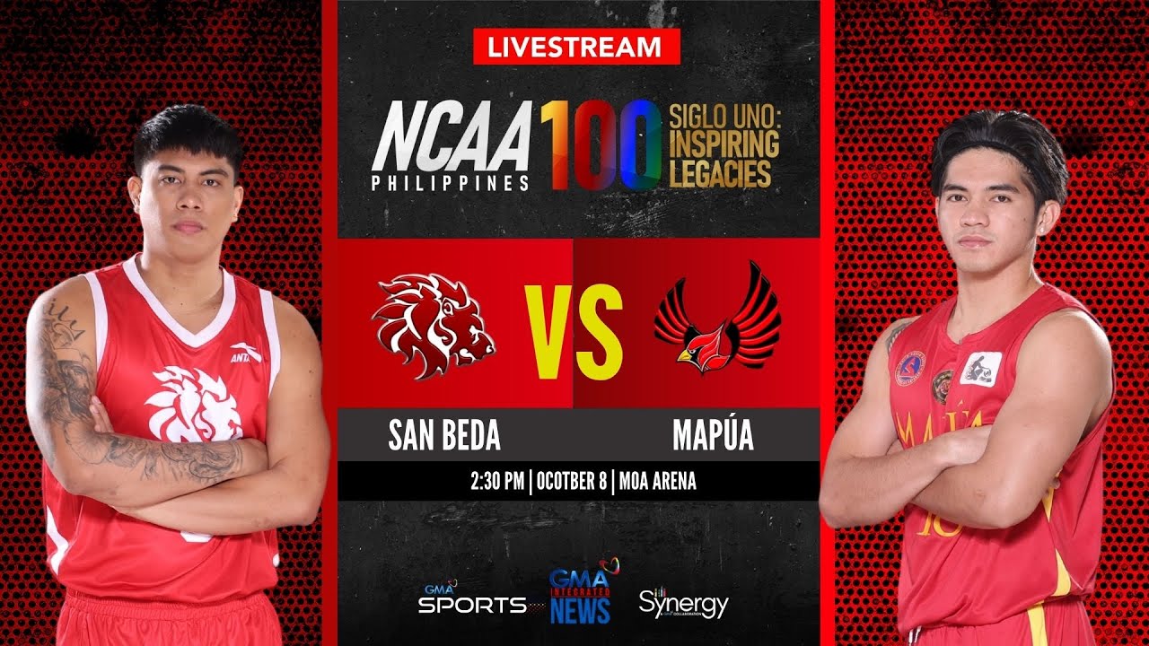 San Beda vs Mapúa (Men’s Basketball) | NCAA Season 100 - Replay