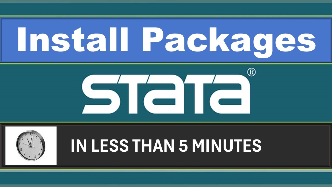 Learn how to install packages in less than 5 Minutes using Stata #mdesc #how_many_imputations