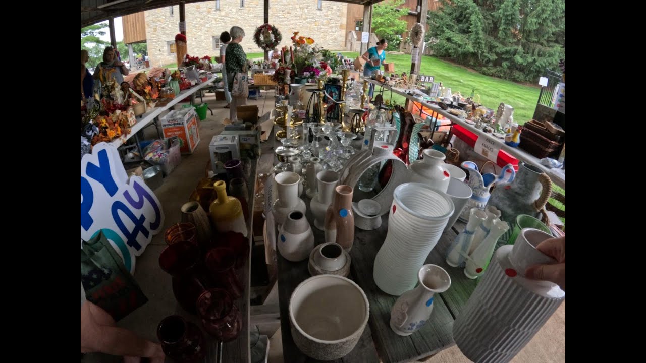 Massive Church Rummage Sale, We Got Very Lucky!