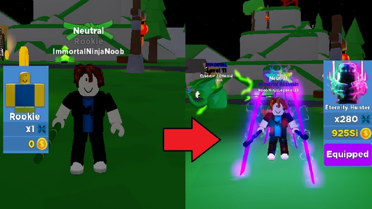 Noob With Best immortal Pets! Unlocked Eternity Hunter Rank in 2 Hours! - Ninja Legends (ROBLOX)